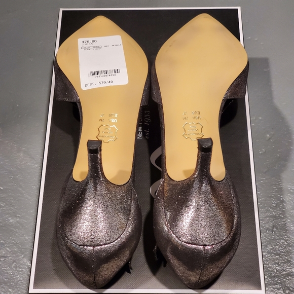 NEW! Nina Tirisa Metallic Evening Pumps - Picture 8 of 10